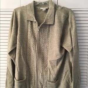 Beautiful zipper sweater 3X